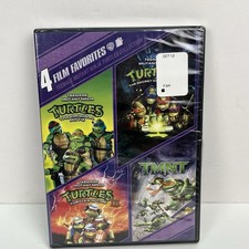 NEW! Teenage Mutant Ninja Turtles 4 Film Favorites (DVD) Sealed Ships FREE