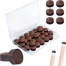 30 PCS Billiard Pool Cue Tips, Pool Cue Replacement Repair Kit, Pools Stick T...