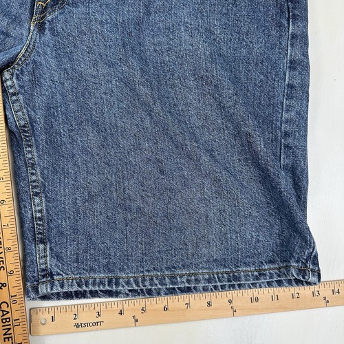 VTG Levi's 550 Relaxed Fit Jean Shorts Mens 44x10 Blue Denim Jorts Y2K Cotton - Picture 4 of 11
