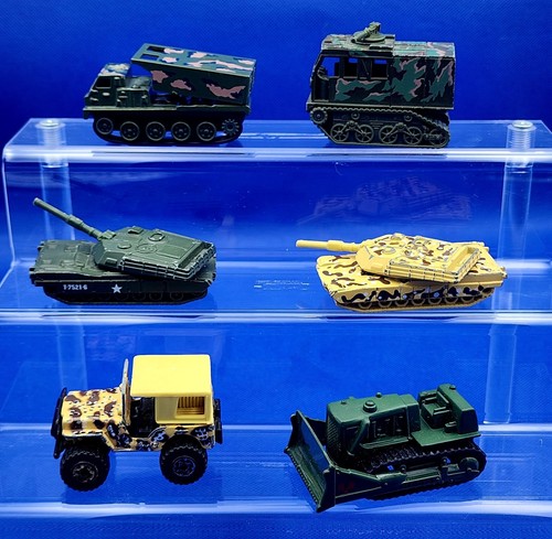 Vintage Die cast misc. Military Lot Green Tan  Sultan Tank Hot wheels matchbox  - Picture 1 of 4