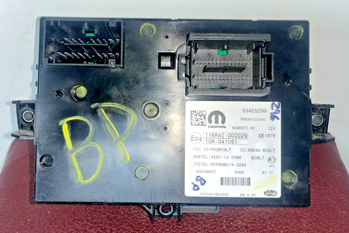 2017 DODGE PROMASTER 1500 Cabin Fuse Box Fusebox Sam Module OEM - Picture 4 of 5