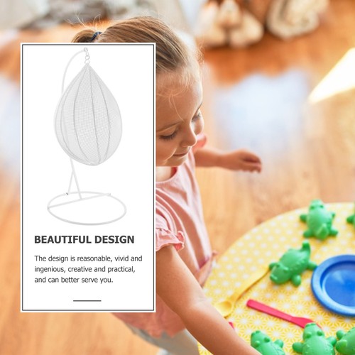 1 Stück Träne Tropfen Hängesessel Schaukelstuhl Spielzeug Mini Haus Zubehör zufällige Farbe - Bild 11 von 12