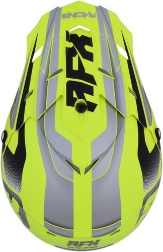 AFX Matte Neon Yellow/Silver FX17 Force Replacement Visor Matte Adult 0132-1177