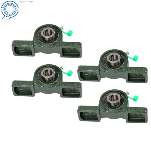 4pcs UCP202-10 Pillow Block Bearing Self-Aligning Solid Base 2-Bolt 5/8" Bore - Picture 1 of 17