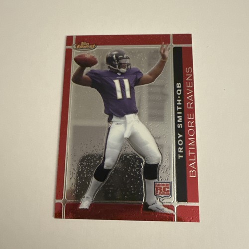 2007 Troy Smith TOPPS FINEST #106 Rookie OHIO STATE BUCKEYES HEISMAN TROPHY RC - Picture 3 of 12