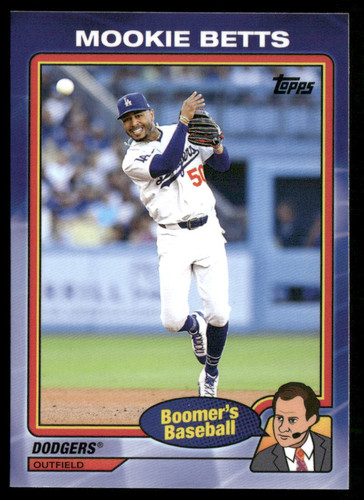 2024 Topps x Chris Berman: Boomer's Baseball Mookie Betts Los Angeles Dodgers - Picture 1 of 2