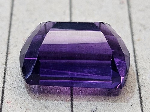 Superb Purple Colour Amethyst Cushion Cut 9+ Ct Natural Certified Loose Gemstone - Picture 4 of 4