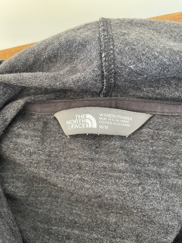 The North Face Sleeveless Hooded Dress Tie Waist Sun Coverup Gray Women’s M - Picture 5 of 8