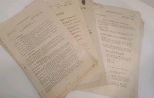 Rare 1934 9th Infantry Reg. Training Archive Camp Bullis, Fort Sam Houston Memos