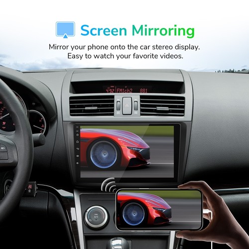 Radio estéreo para coche CarPlay 64G para Mazda 3 BL 2010-2013 9" pantalla táctil Android 13 - Imagen 16 de 34