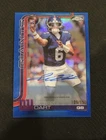 2025 Topps Chrome - Jaxson Dart “Rookie Autograph - Blue Refractor” RC (109/150)