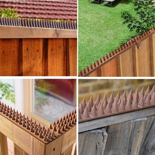 20 Pack 20 Ft Bird Spikes Defender Cats Scare Spikes, Critters Anti-cl - Picture 5 of 6