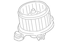 Genuine Toyota Motor Sub-Assembly  Blower With Fan 87103-02210
