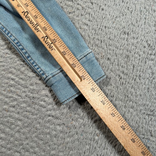 True Religion Jesse Slim Denim Jacket Womens Medium Light Rainy Wash Western NWT - Picture 10 of 11