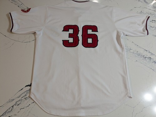 Vintage Anaheim Angels Embroidered Baseball Jersey #36 2XL Jered Weaver - Picture 2 of 11