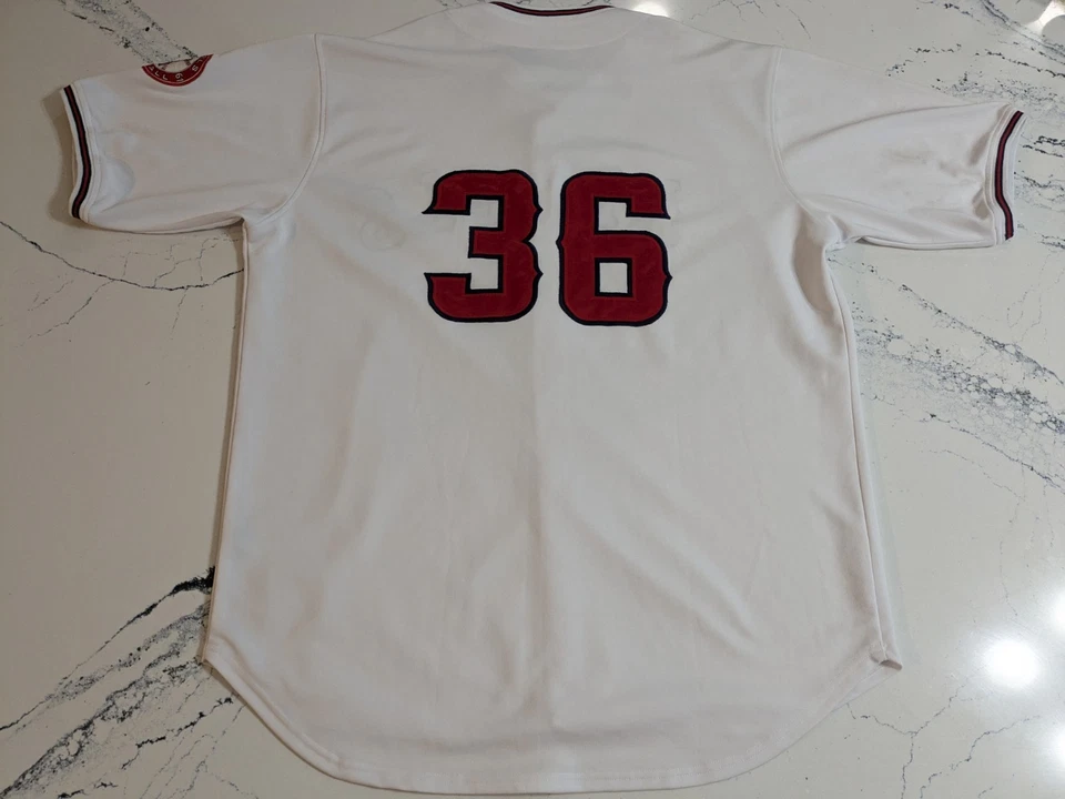 Vintage Anaheim Angels Embroidered Baseball Jersey #36 2XL Jered Weaver - Image 2 of 4