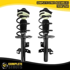 Front Pair Complete Struts & Coil Spring Assemblies for 2015-2017 Chrysler 200