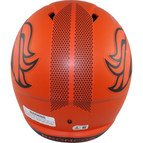 Bo Nix Autographed/Signed Denver Broncos F/S Rave Helmet Beckett Witness 49644 - Picture 4 of 6