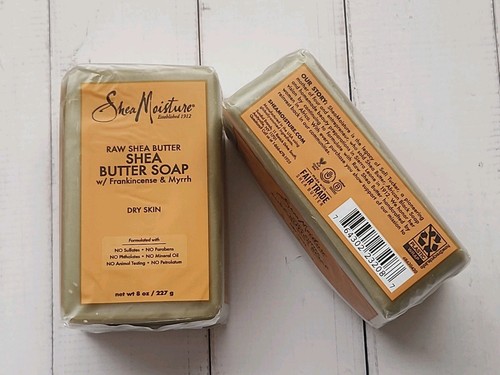 (Paquete de 2) Jabón de manteca de karité hidratante con incienso y mirra, 8 fl oz - Imagen 2 de 2