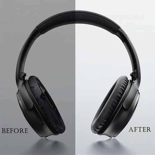 2x Headset Foam Ohrpolster Ear Pads für Bose QC15 QC25 QC35 AE2 - Bild 4 von 7