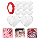  Valentine's Day Heart Shaped Ornaments Valentines Pendant Decoration
