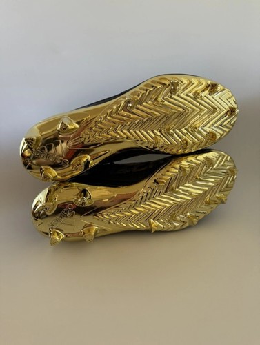 Adidas Adizero Low Men's Size 11 Lightweight Football Cleats Black Gold GX4051 - Picture 6 of 8