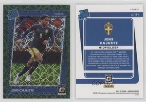 2021-22 Panini Donruss Road to Qatar Optic Green Velocity Prizm Jens-Lys Cajuste