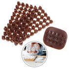  2 Count Polymer Clay Moulds Stamp Letters Alphabet Stamps for Crafting