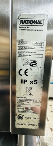 Rational SCC 61 Doppelstation + Campana Extractora – 2×6 Gn 1/1 – 20 Kw – Año - Bild 17 von 24