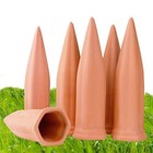 Terracotta Plant Watering Stakes 6 Pack - Self Watering Spikes for Indoor/Out...