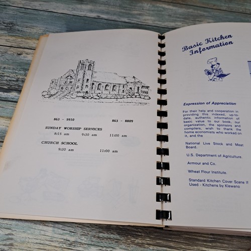 Sharing Recipes First Presbyterian Church Irwin PA Cookbook 1985 - Picture 5 of 8
