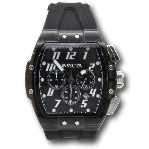 Invicta S1 Rally Black Smoke Men's 47mm Clear Case Chronograph Watch 45480 - Picture 12 of 18