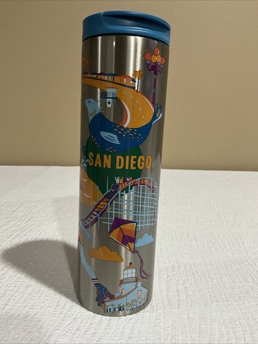 Neu 2024 Starbucks Edelstahl Becher San Diego "Discovery Series" 16 oz - Bild 4 von 11
