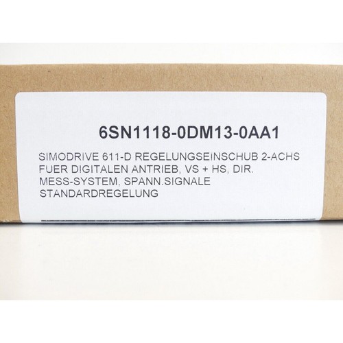 New Siemens 6SN1118-0DM13-0AA1 6SN11180DM130AA1 SIMODRIVE 611-D PLUG-IN - Picture 3 of 3