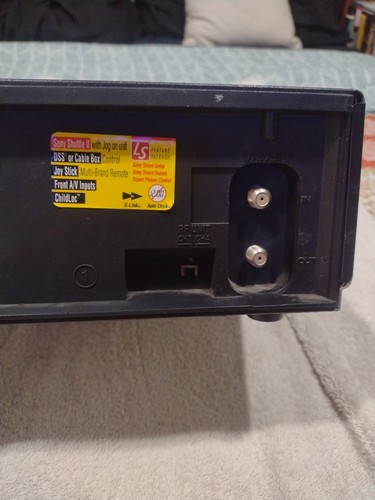 Black Sony SLV-795HF Video Cassette Recorder Tested Working. No Remote - Picture 7 of 18