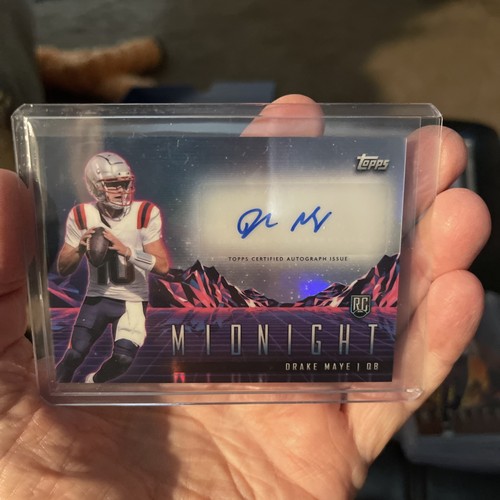 2024 Topps Midnight Drake Maye Horizon Signature Auto And Resurgence Card