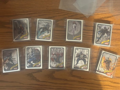 Topps Chrome 2025 Marvel Complete 1-200 BaseCard Set Spider Man Iron Man Wolveri - Picture 2 of 2