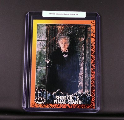 VINTAGE GRADABLE: Batman Returns: 1992 Topps: Shreck's Final Stand (#84)