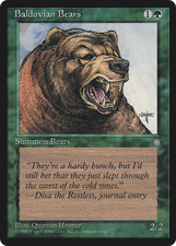Balduvian Bears (MP) Ice Age ICE Magic MTG