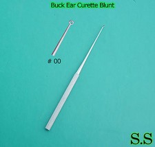 8 EAR CURETTE BLUNT 00-6 DENTAL SURGICAL INSTRUMENTS
