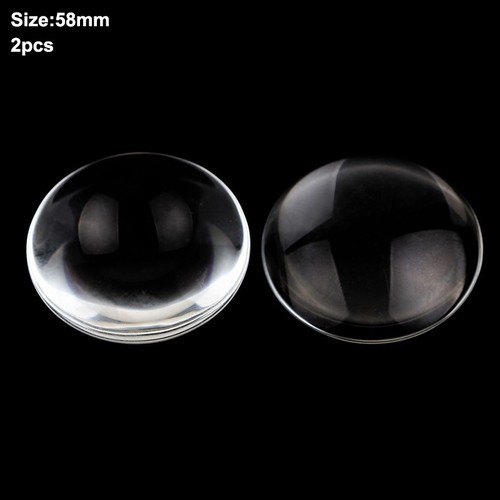 Clear Crystal Round Flat Back Glass Cabochon Transparent Scrapbooking Craft - Picture 23 of 23