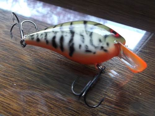 Custom Painted Excalibur XCalibur Square Bill Rattle XCS 100 Table Rock Craw - Picture 7 of 12