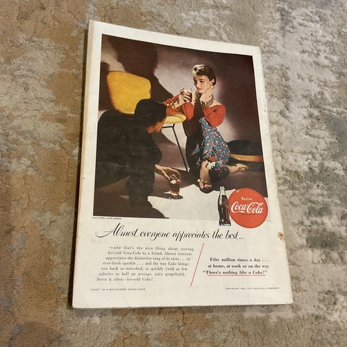 1955 vintage national geographic magazines with coca-cola adverts on one. - Picture 6 of 8