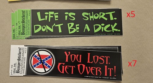 Bulk Bumper Stickers Funny Comedy Jokes Beer College Sucks Obscene Bad 115 Total - Picture 6 of 10
