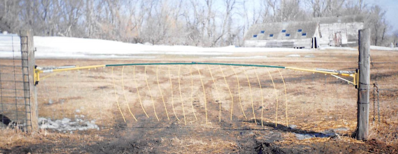 Lorenz Electric Drive-Thru Gate 13'-19' "The Yellow One"