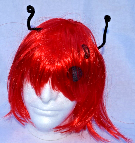 Ladybug Red Wig Cosplay Halloween One Size - Picture 2 of 10