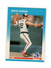 1987 Fleer Glossy Steve Carlton Card #490 NR-MT