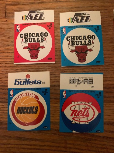 NBA Fleer All Pro Hi-Gloss Stickers 16 Mint Condition 1970s Stickers - Picture 8 of 10