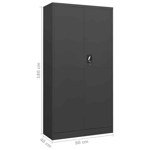 Aktenschrank Büroschrank Metall schrank Schließfachschrank abschliesßbar Stahl - Bild 40 von 40
