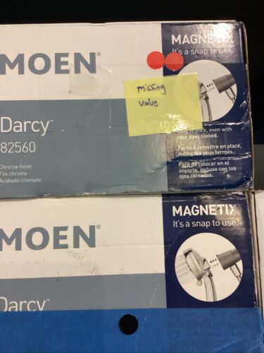 Moen Darcy Wannen- & Duscharmatur in Chrom mit Magnetix 6 Strahlarten 82560 OHNE VENTIL - Bild 2 von 2